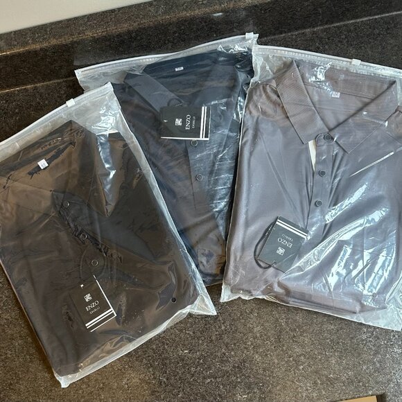 Enzo Cavalli Cavaliere Minimale Polo x 3 - Picture 4 of 6